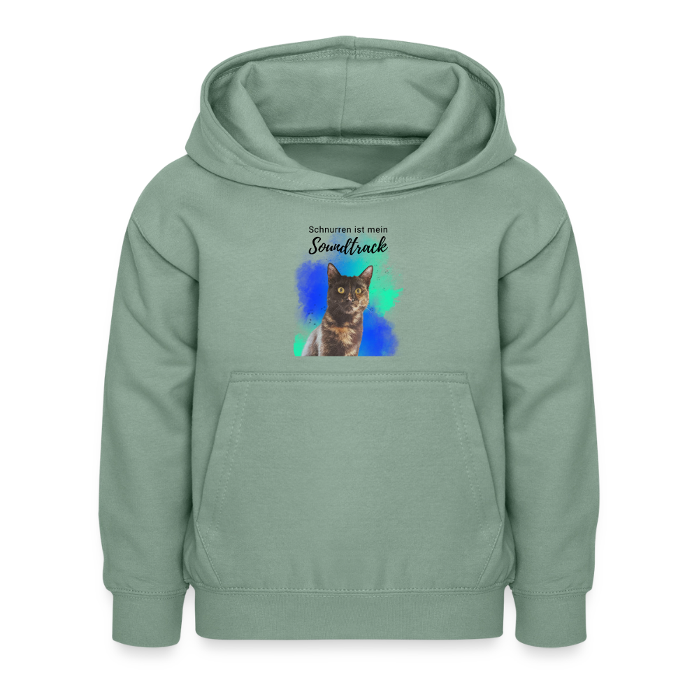 Nala's Hoodie Schnurren ist mein Soundtrack Black Edition - LiNBW.