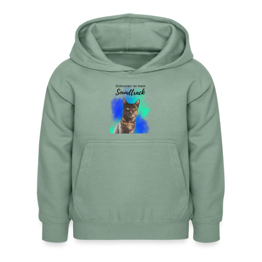 Nala's Hoodie Schnurren ist mein Soundtrack Black Edition - LiNBW.
