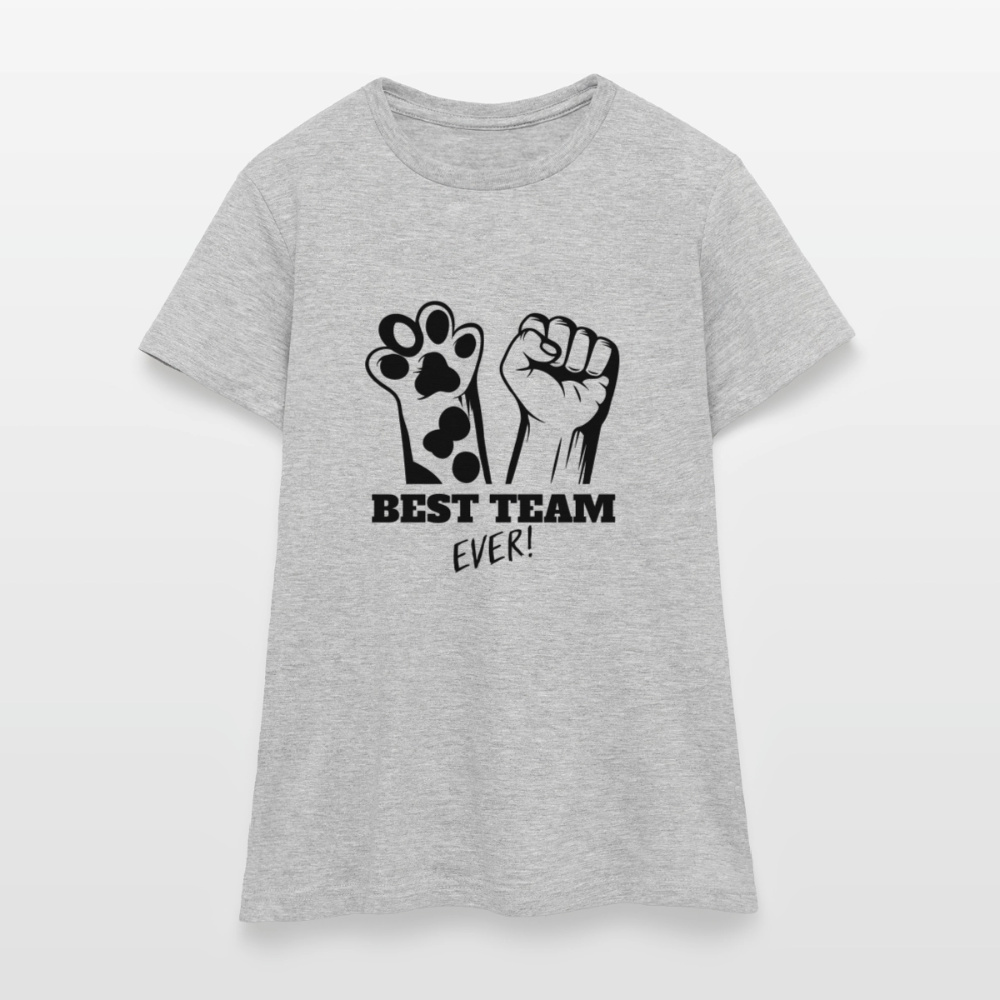 Best Team Ever T-Shirt Black Edition - Grau meliert