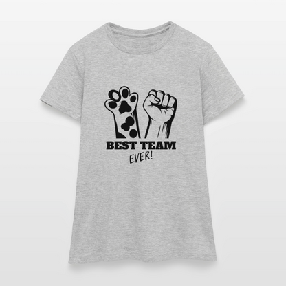 Best Team Ever T-Shirt Black Edition - Grau meliert