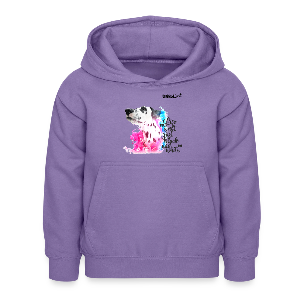 Boa's Hoodie Splash Life is not just black and white Edition Black - LiNBW.