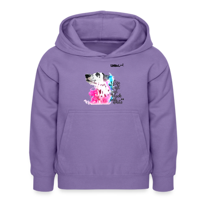 Boa's Hoodie Splash Life is not just black and white Edition Black - LiNBW.