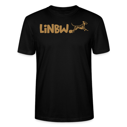 LiNBW. Unisex T-Shirt Premium Crew Brown Edition Life is not just black and white - Schwarz
