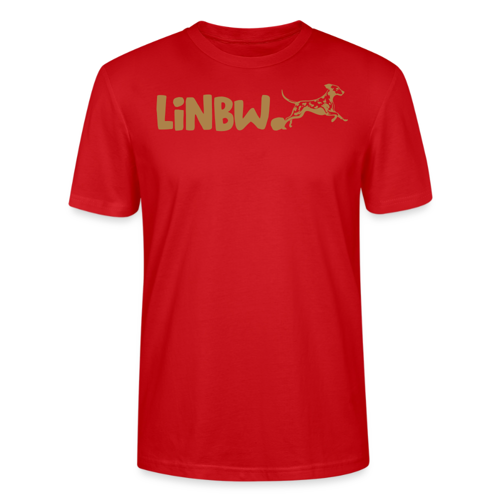 LiNBW. Unisex T-Shirt Premium Crew Brown Edition Life is not just black and white - Rot