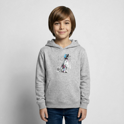 Boa's Hoodie Let's Rock - Hellgrau meliert