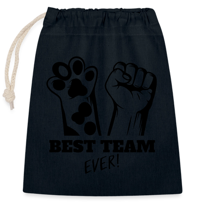 Best Team Ever Baumwollbeutel Black Edition - Navy