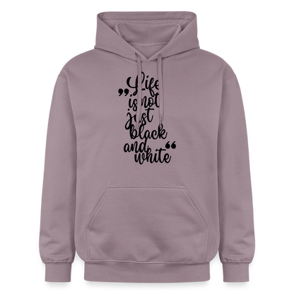 Life is not just black and white Hoodie Black Edition - Lilagrau 