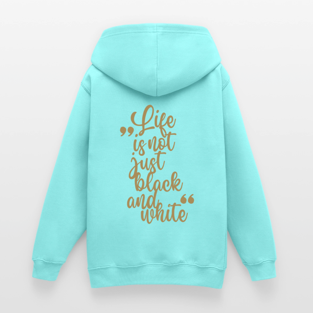LiNBW. Crew Hoodie Life is not just black and white Edition Brown - LiNBW.