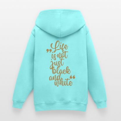 LiNBW. Crew Hoodie Life is not just black and white Edition Brown - LiNBW.