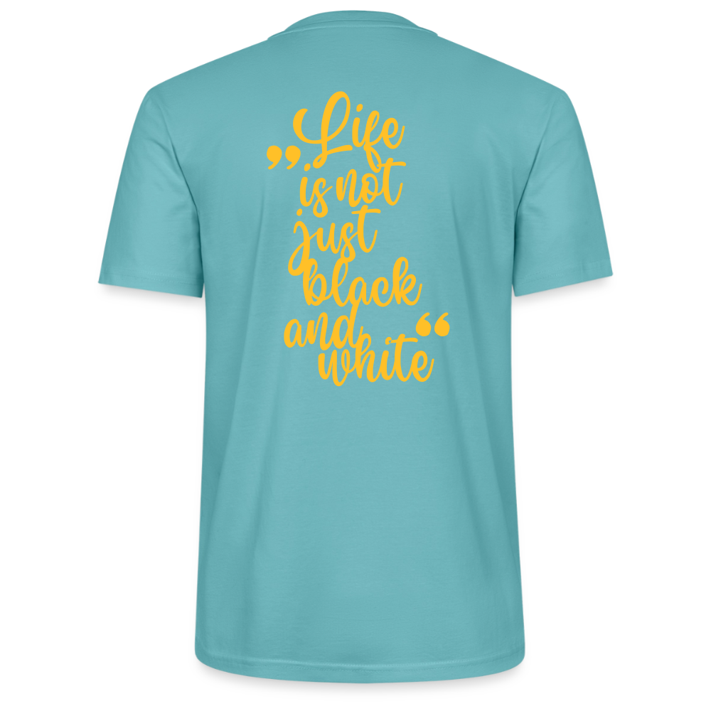 LiNBW. Unisex T-Shirt Premium Crew Yellow Edition Life is not just black and white - LiNBW.