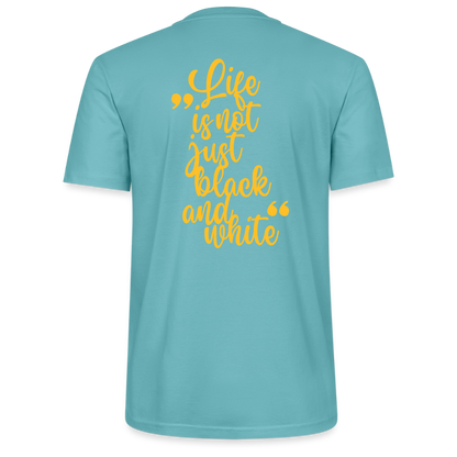 LiNBW. Unisex T-Shirt Premium Crew Yellow Edition Life is not just black and white - LiNBW.