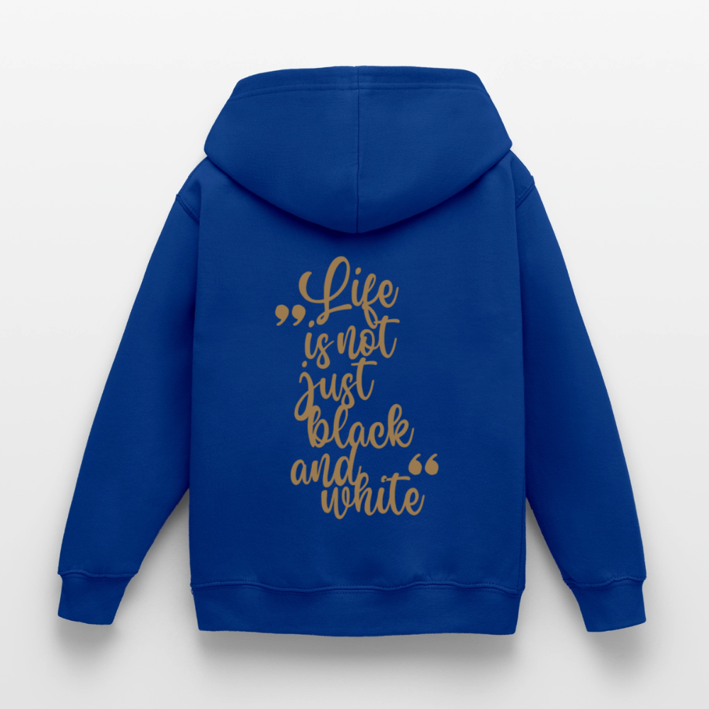 LiNBW. Crew Hoodie Life is not just black and white Edition Brown - LiNBW.