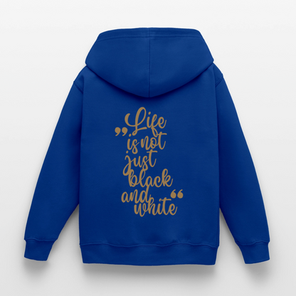 LiNBW. Crew Hoodie Life is not just black and white Edition Brown - LiNBW.