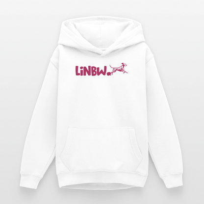 LiNBW. Crew Hoodie Life is not just black and white Edition Pink - LiNBW.