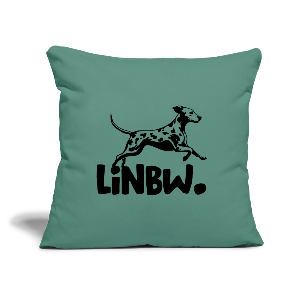 LiNBW. Kissen Black Edition - Tanngrün