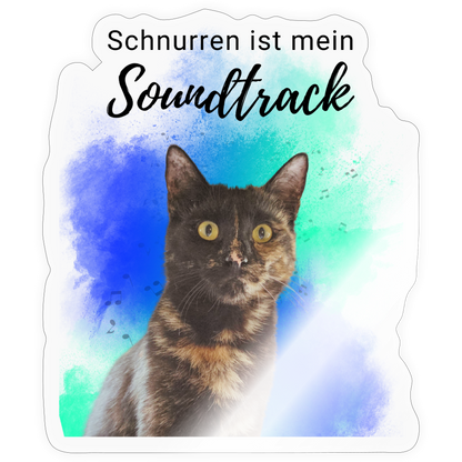 Nala´s Sticker Schnurren ist mein Soundtrack Black Edition - LiNBW.