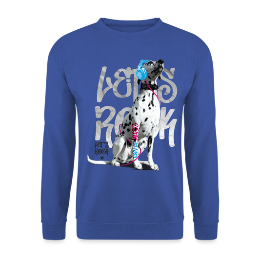 Boa's Classic Pullover Let's Rock - Royalblau