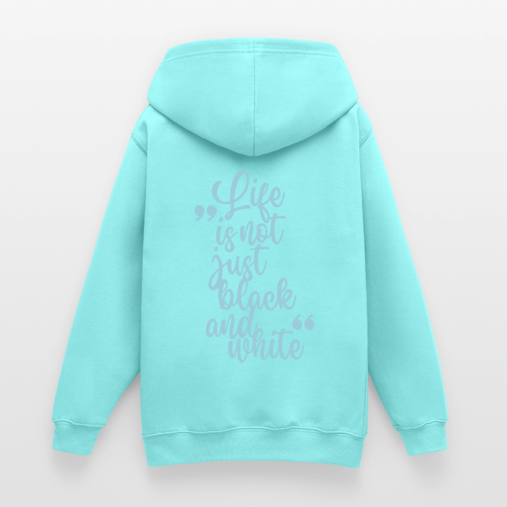 LiNBW. Crew Hoodie Life is not just black and white Edition Blue - LiNBW.