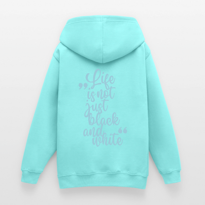 LiNBW. Crew Hoodie Life is not just black and white Edition Blue - LiNBW.