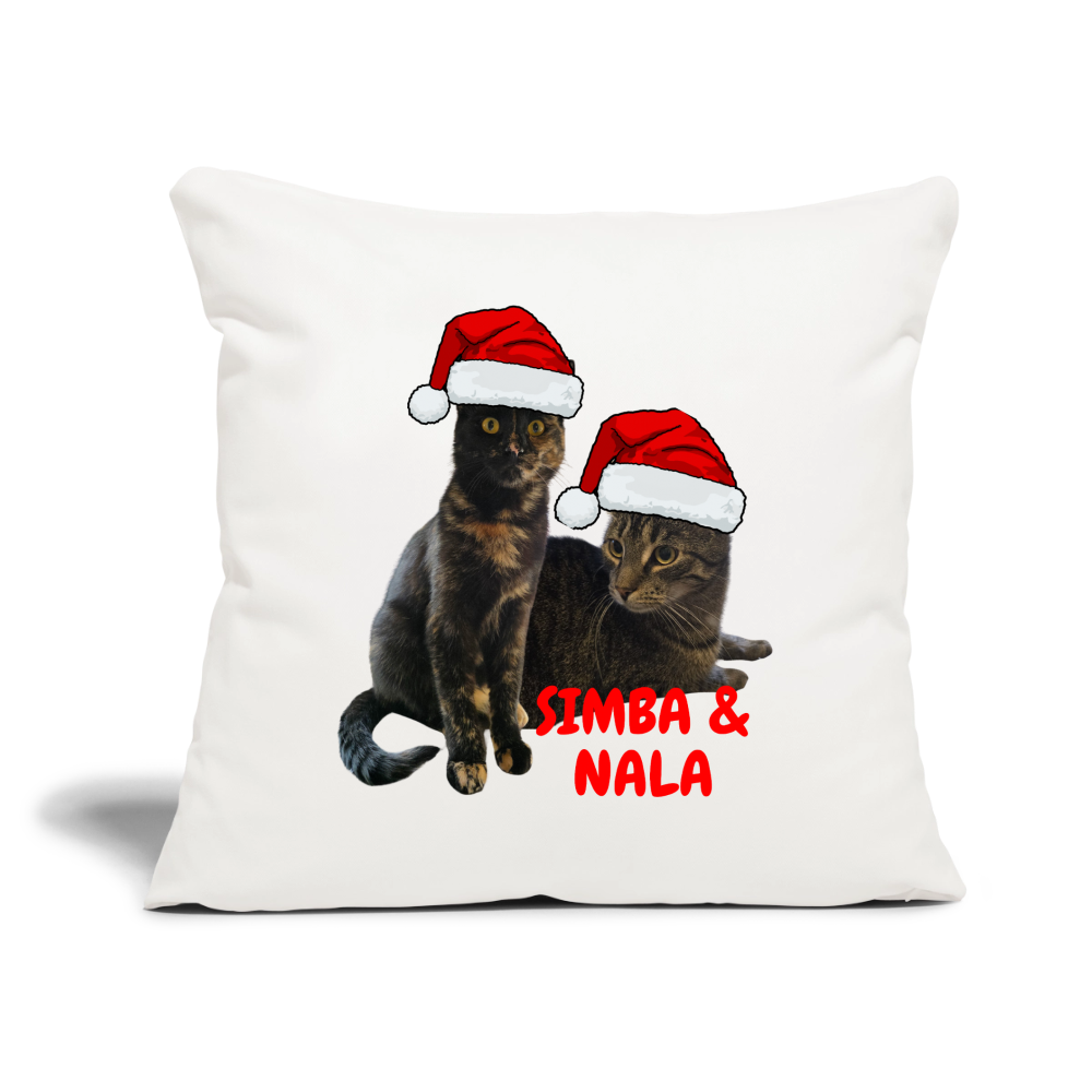 Simba´s und Nala´s Kissen Weihnachtsedition - Naturweiß 