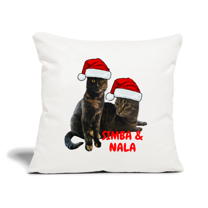Simba´s und Nala´s Kissen Weihnachtsedition - Naturweiß 