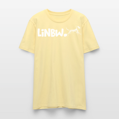LiNBW. Unisex T-Shirt Premium Crew White Edition Life is not just black and white - Creme