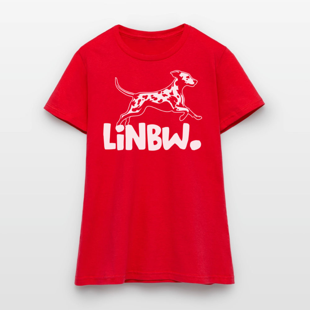 LiNBW. T-Shirt White Edition - Rot