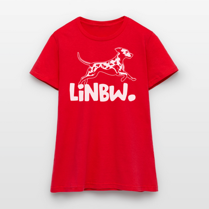 LiNBW. T-Shirt White Edition - Rot
