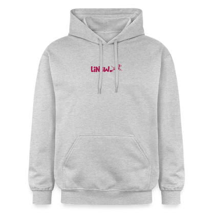 LiNBW. Crew Hoodie Pink Edition Life is not just black and white - Hellgrau meliert