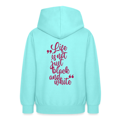 LiNBW. Crew Hoodie Life is not just black and white Edition Pink - LiNBW.