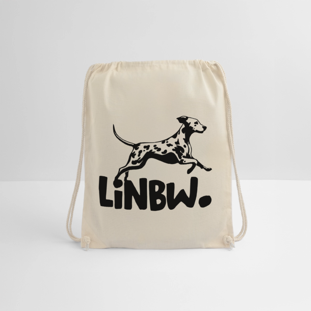 LiNBW. Turnbeutel Black Edition - Natur
