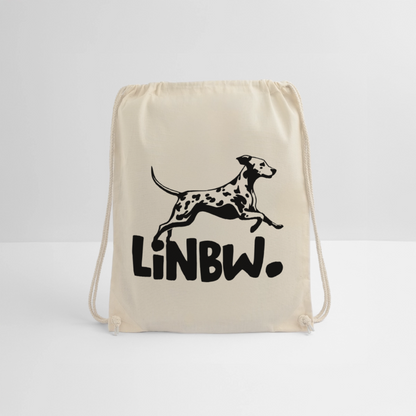 LiNBW. Turnbeutel Black Edition - Natur