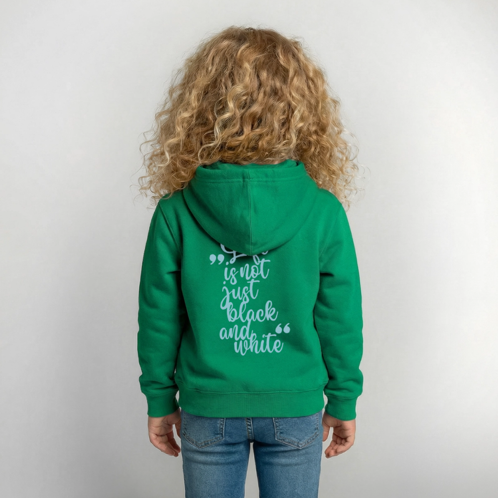 LiNBW. Crew Hoodie Life is not just black and white Edition Blue - LiNBW.