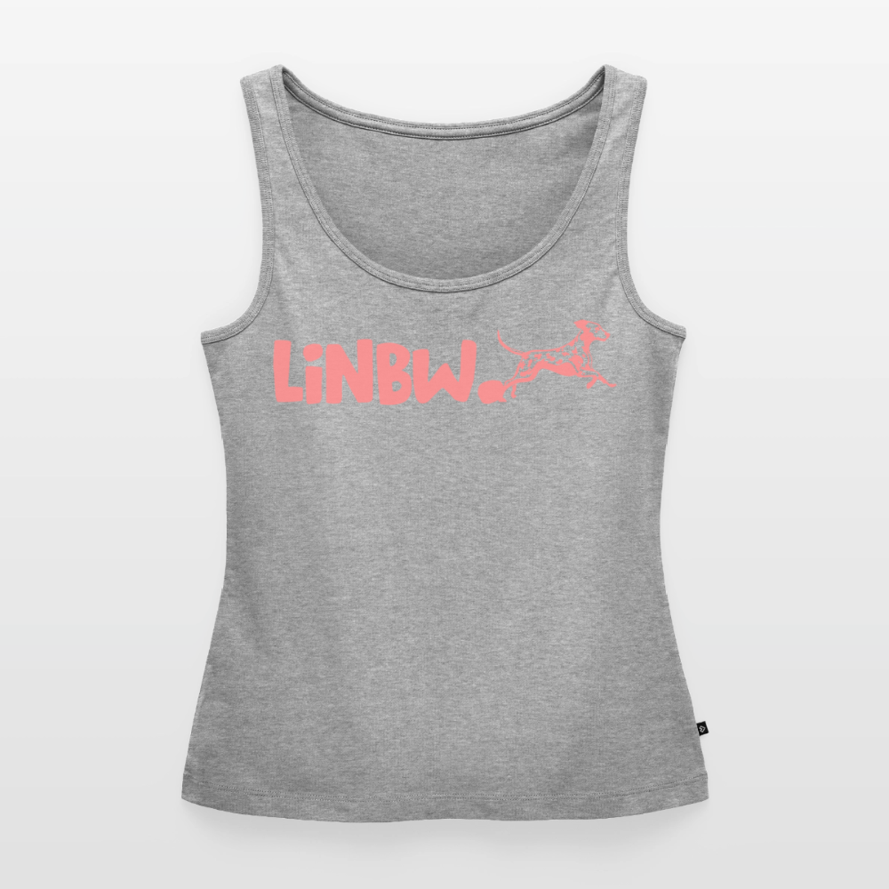 LiNBW. Tank Top Premium Pink Edition Life is not just black and white - Grau meliert