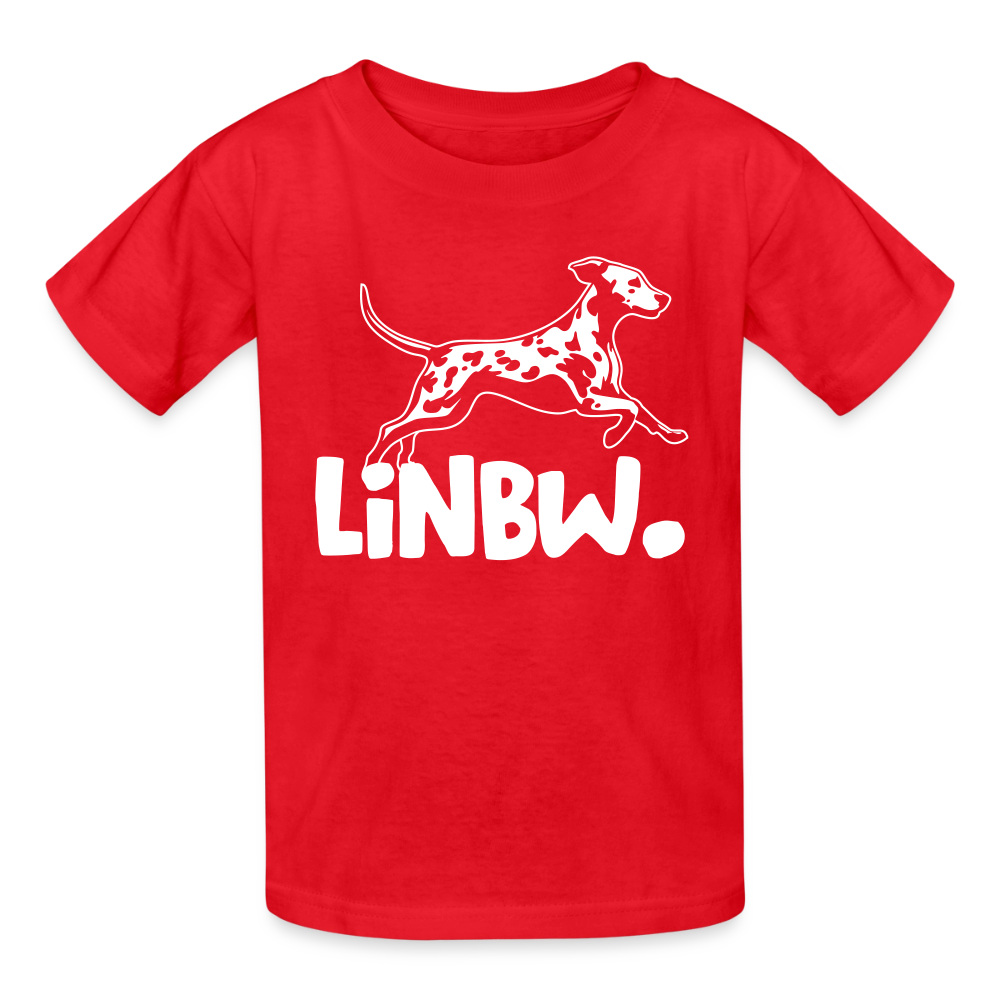 LiNBW. T-Shirt White Edition - Rot
