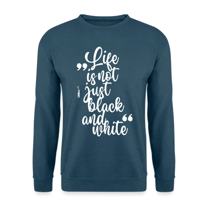 Life is not just black and white Classic Pullover White Edition - LiNBW.