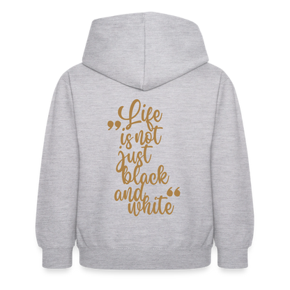 LiNBW. Crew Hoodie Life is not just black and white Edition Brown - LiNBW.