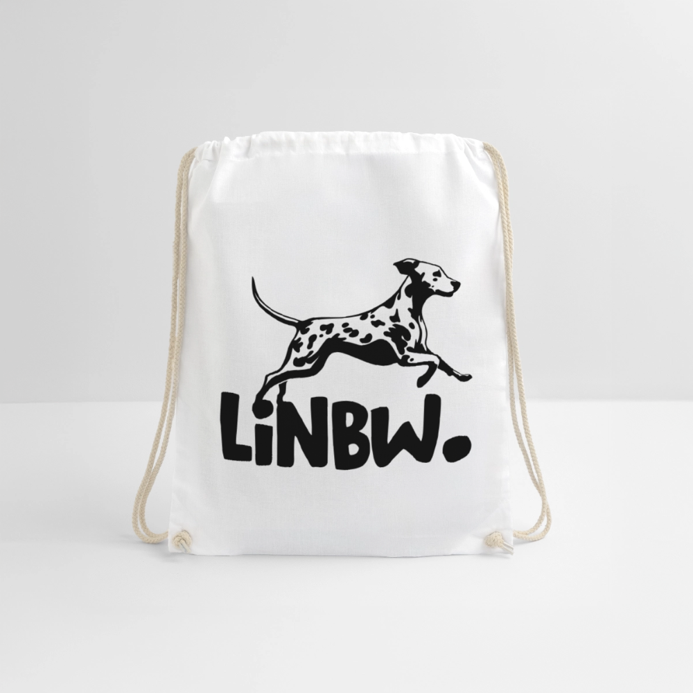 LiNBW. Turnbeutel Black Edition - Weiß