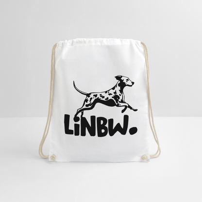 LiNBW. Turnbeutel Black Edition - Weiß
