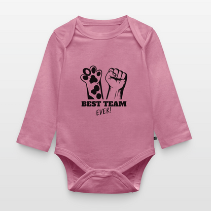 Best Team Ever Langarm-Body - Mauve