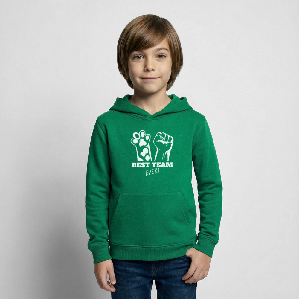 Best Team Ever  Hoodie White Edition - Kelly Green