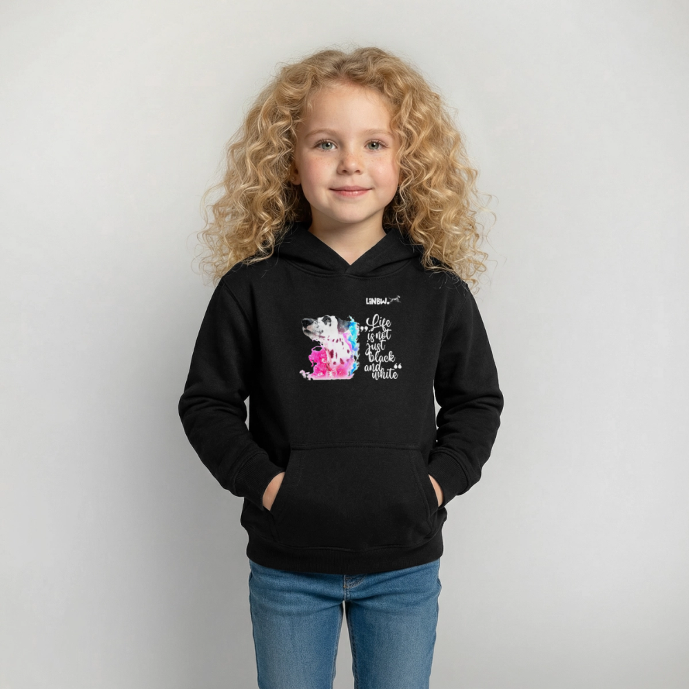 Boa's Hoodie Splash Life is not just black and white Edition White - Schwarz