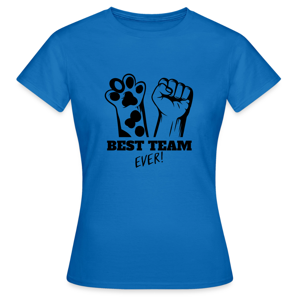 Best Team Ever T-Shirt Black Edition - Royalblau