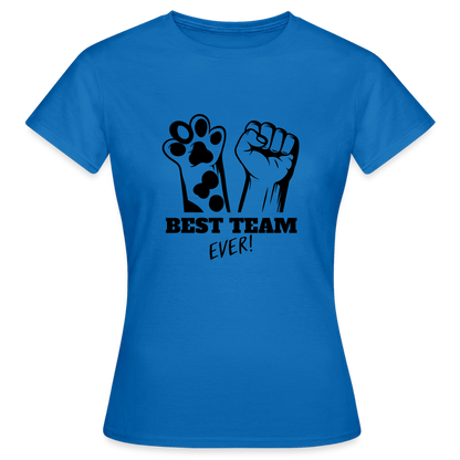 Best Team Ever T-Shirt Black Edition - Royalblau