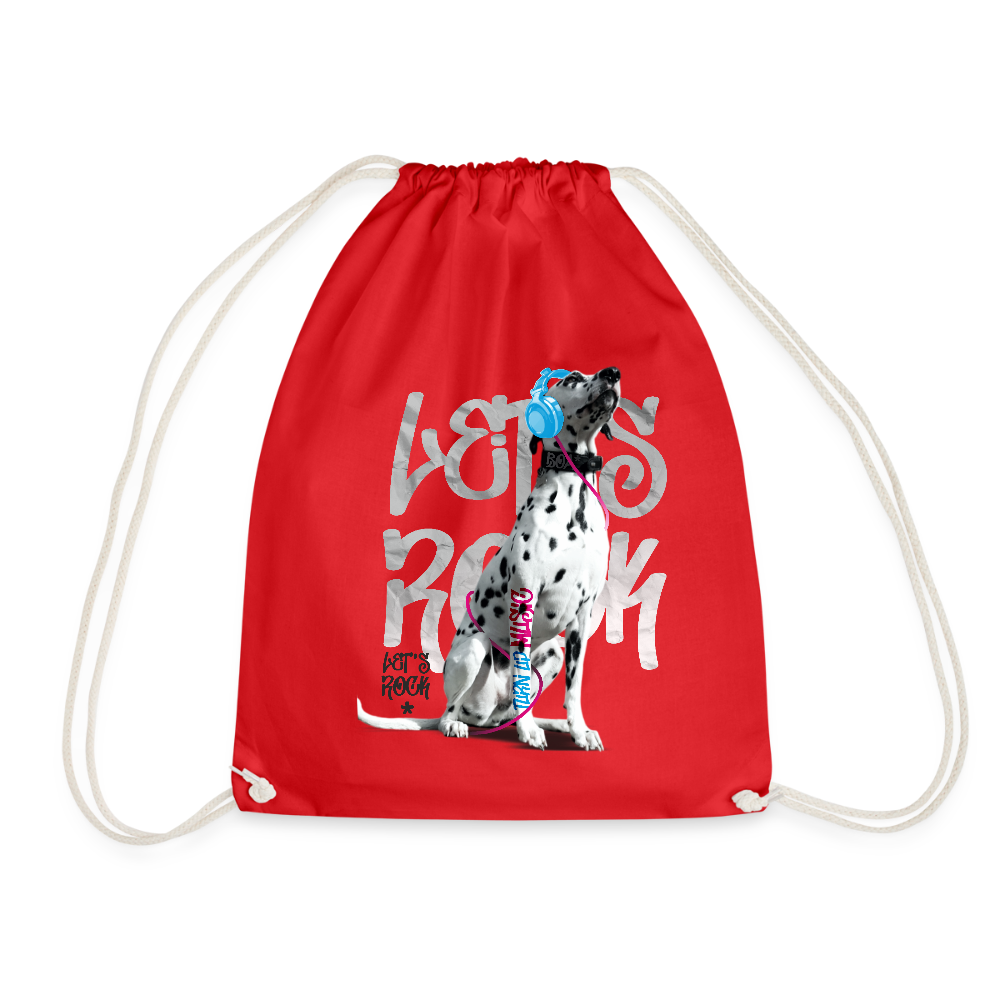 Boa´s Turnbeutel Let´s Rock - Rot