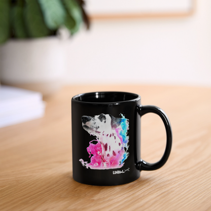 Boa´s Keramiktasse Splash Black Edition Life is not just black and white - Schwarz