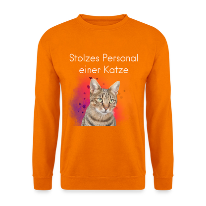 Pedro's Classic Pullover Stolzes Personal einer Katze White Edition - LiNBW.