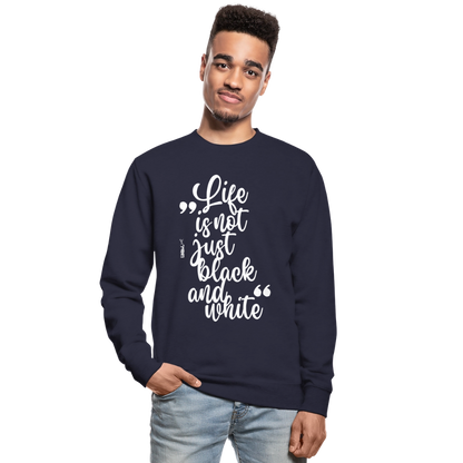 Life is not just black and white Classic Pullover White Edition - LiNBW.
