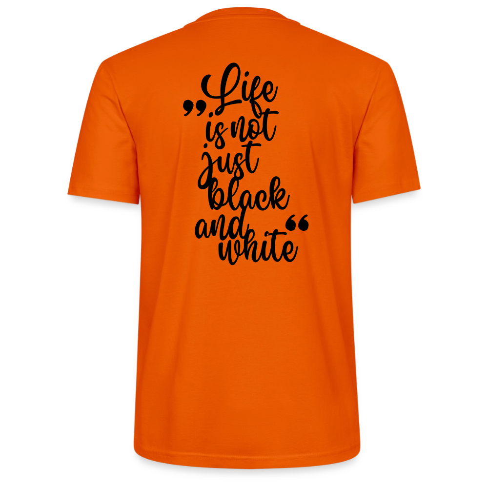 LiNBW. Unisex T-Shirt Premium Crew Black Edition Life is not just black and white - LiNBW.