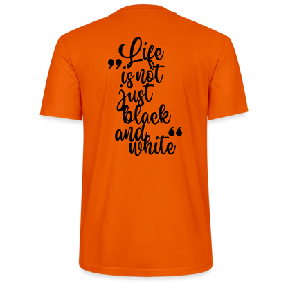 LiNBW. Unisex T-Shirt Premium Crew Black Edition Life is not just black and white - LiNBW.